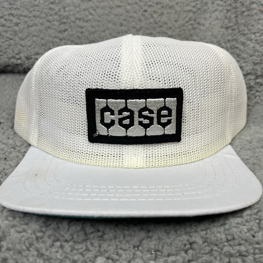 Vintage Case Tractor Equipment Company Patch Full Mesh Snapback Hat Cap - Picture 1 of 9